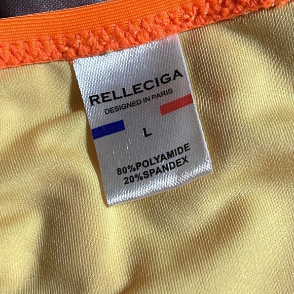 NWOT Bright Orange Relleciga sun bottoms L - Picture 5 of 5